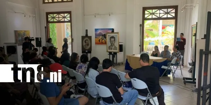 Pinceles, historia y legado: artistas nicaragüenses rinden homenaje a Carlos Fonseca