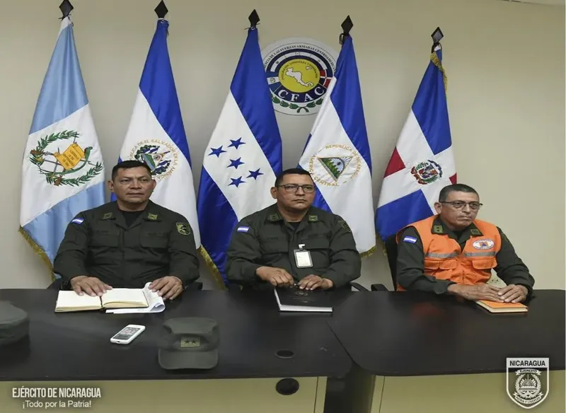 Ejército de Nicaragua participa en reunión de coordinación para Ejercicio Internacional de Supresión de Incendios Forestales