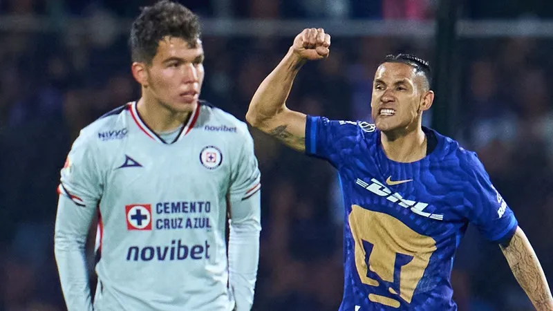 ¡Furia pura! Cruz Azul y Pumas se destrozan cada que se encuentran