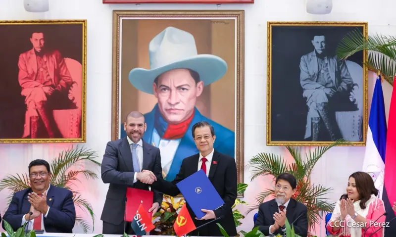 Nicaragua y el Partido Comunista de Vietnam firman Acuerdo de Cooperación 2026-2030