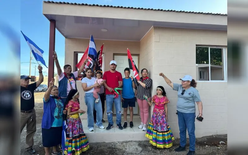 Reporte fotográfico: Entrega de viviendas a familias protagonistas del Programa Bismarck Martínez en Jinotepe, Carazo