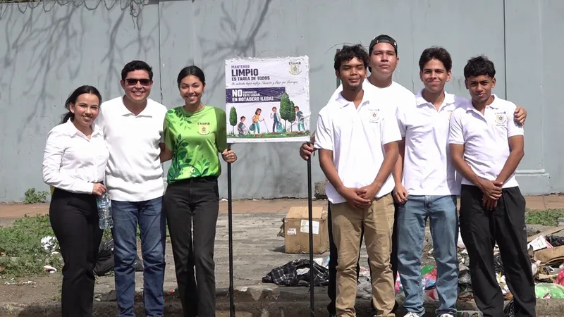 Managua: estudiantes de Unijar se sumaron a la jornada “Jugá Limpio”