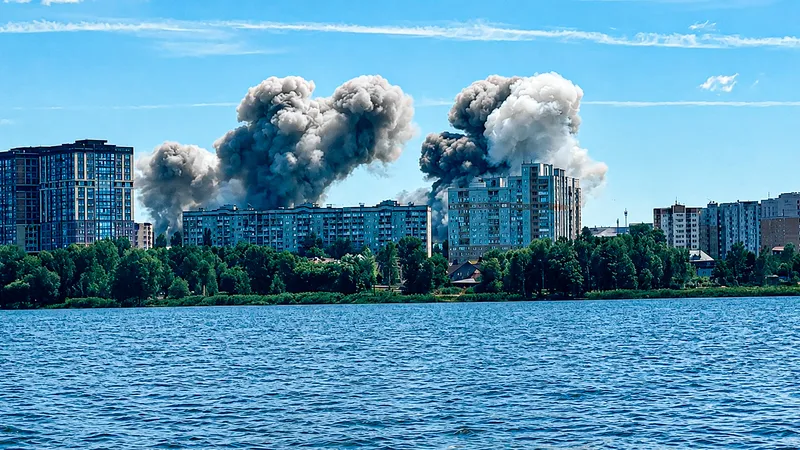 Ataques ucranianos impactan zonas civiles en Rusia