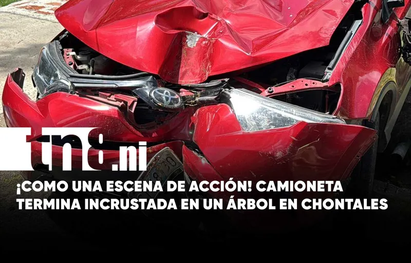 ¡Salió volando como en “Rápido y Furioso”! Aparatoso accidente en Chontales
