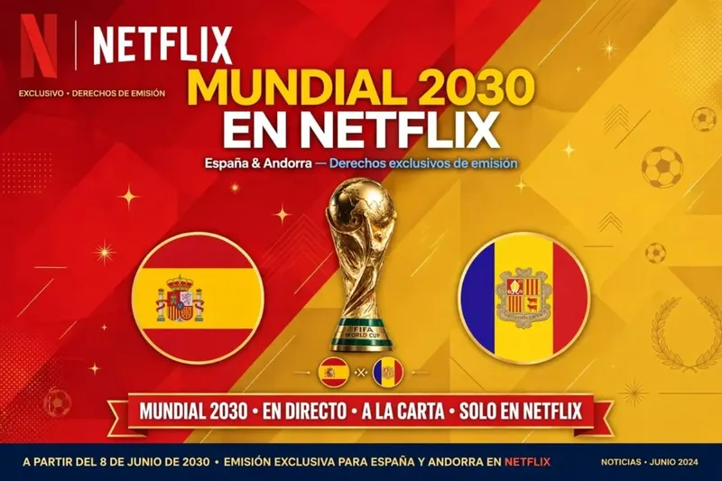 Netflix hará historia y transmitirá el Mundial de Fútbol