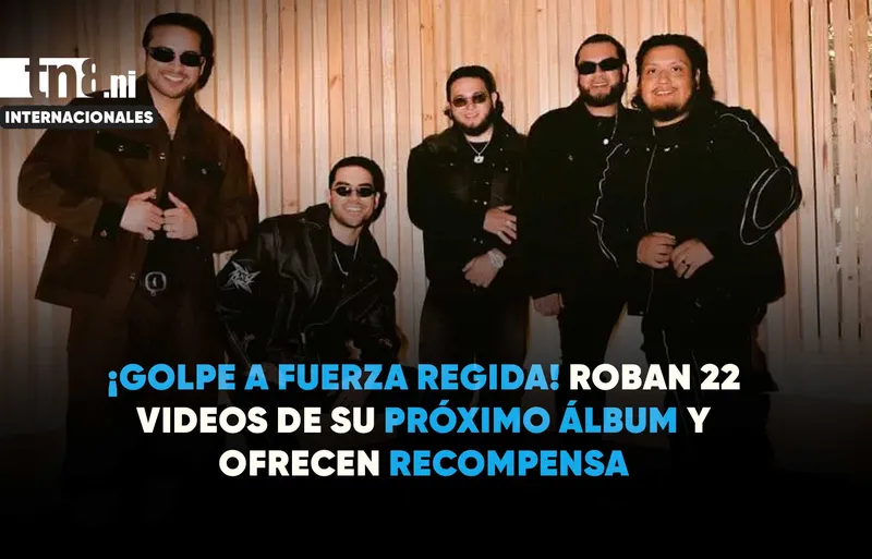 Fuerza Regida ofrece recompensa para recuperar 22 videos robados de su próximo álbum