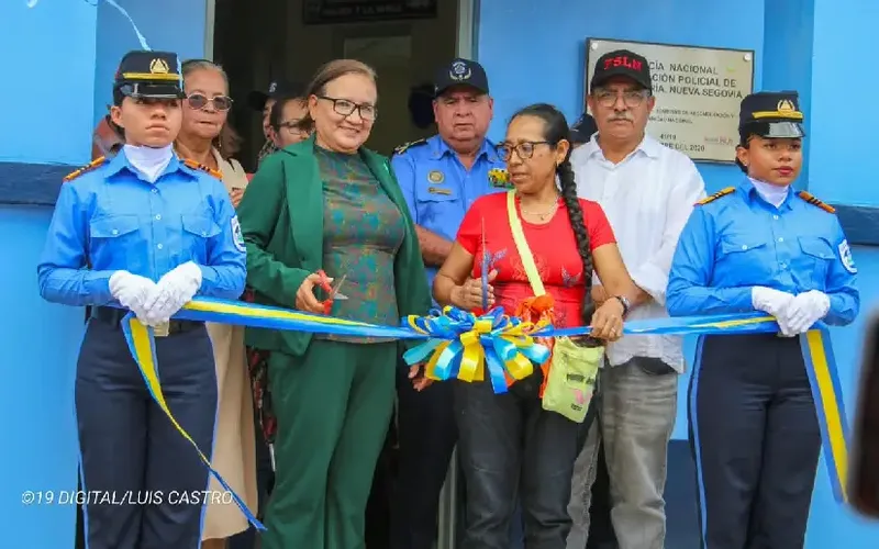 Nueva Segovia: Estación policial de Santa María mejora sus condiciones para brindar atención de calidad