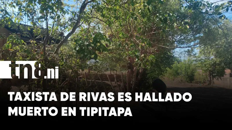 Consternación en Rivas por muerte de taxista hallado dentro de su vehículo en Tipitapa
