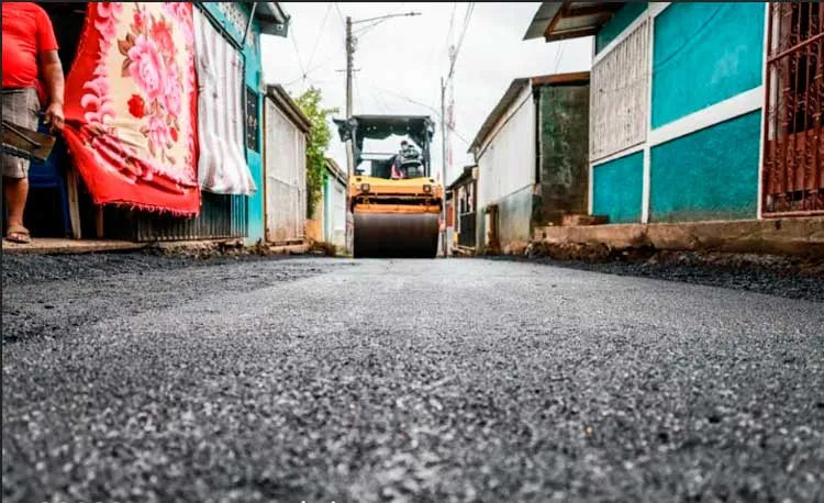 Calles para el Pueblo registra un 50% de avance en Managua