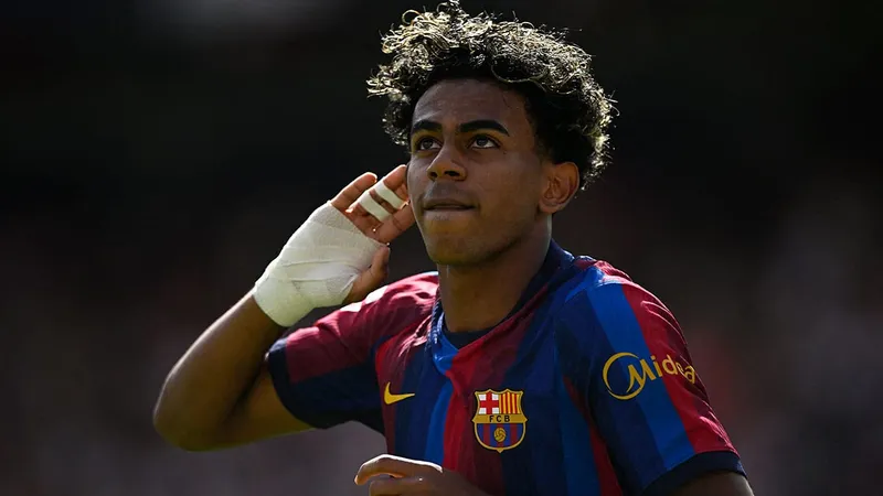 Nueva marca para Lamine Yamal con el Barcelona