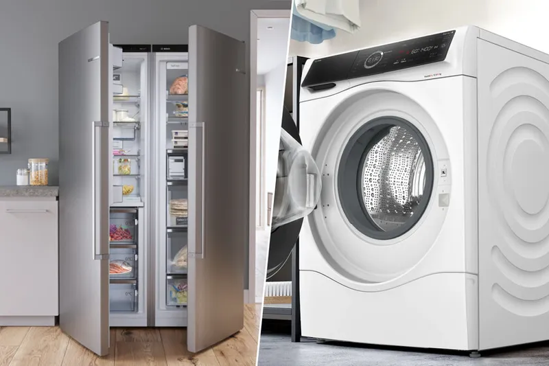 Bosch renueva su catálogo: nueva lavadora-secadora Serie 8 con bomba de calor, campanas silenciosas y frigoríficos de gran capacidad
