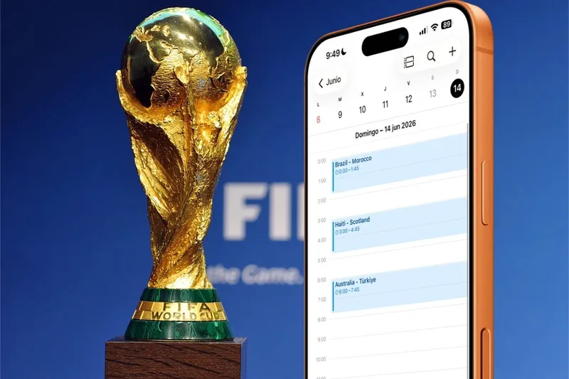 Es imposible saberse los horarios del Mundial. Y así los he añadido al calendario del iPhone en menos de un minuto