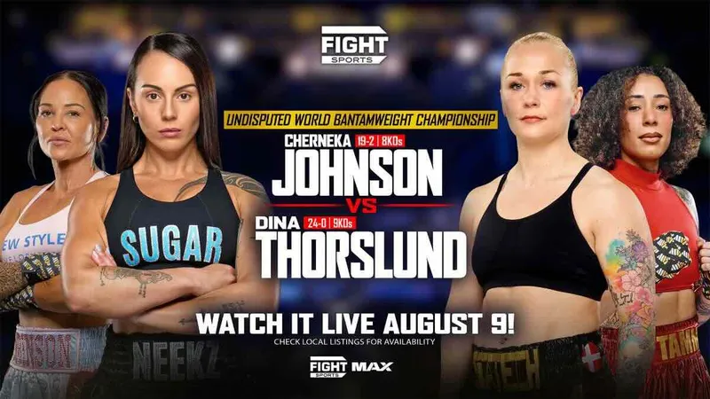 Cherneka Johnson contra Dina Thorslund ¡En directo!