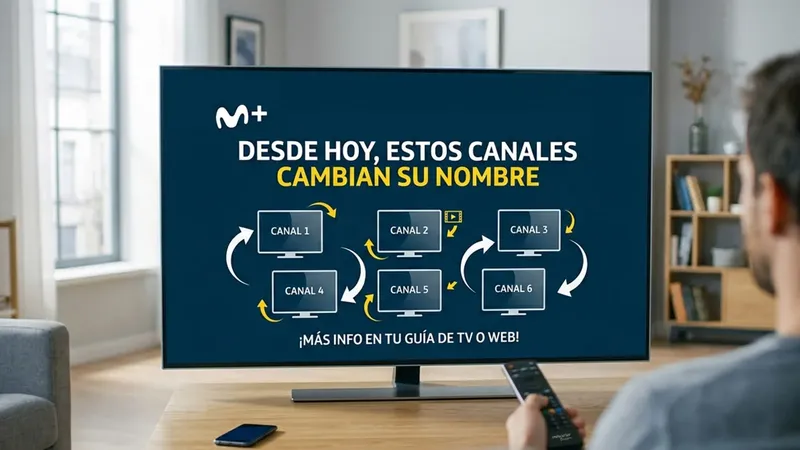 Movistar Plus ya mueve su parrilla de TV y desde hoy estos canales tienen otro nombre