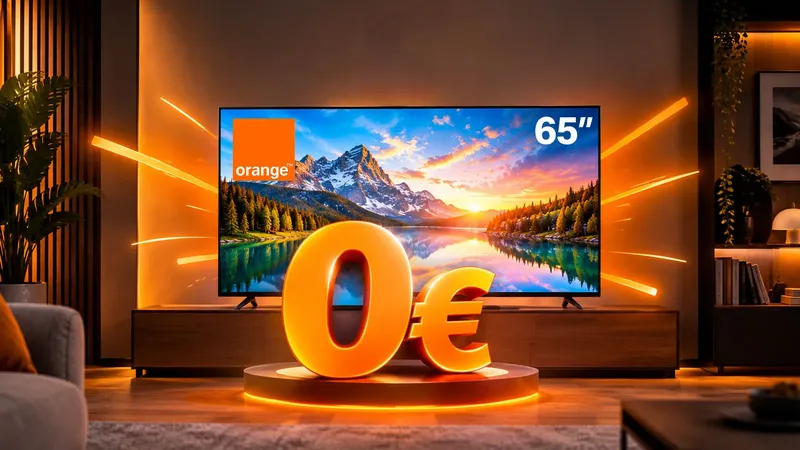 Orange no solo tiene ofertas en fibra y móvil: sus clientes pueden tener una Smart TV de 65 pulgadas por 0 euros