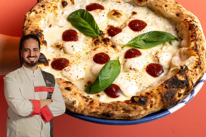 Ciro Cristiano, chef italiano, sobre su pizza cuatro quesos para todo el año: “Rehicimos la mezcla de queso y añadimos mermelada que refresca y rebaja la intensidad”