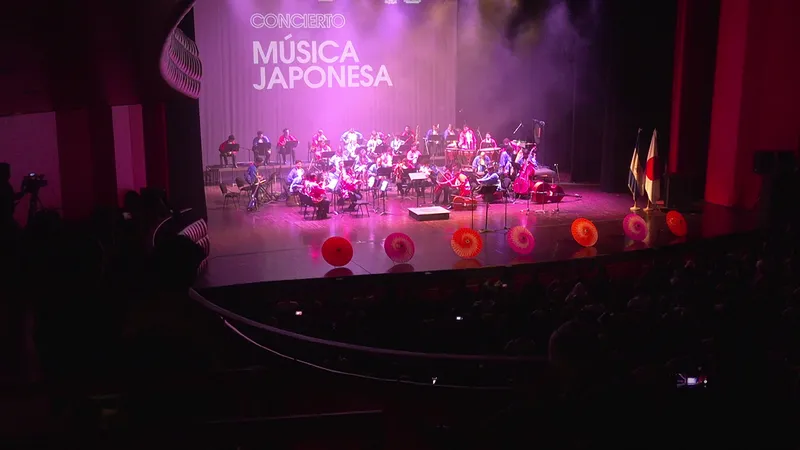 Espectacular concierto de música japonesa en el teatro Nacional