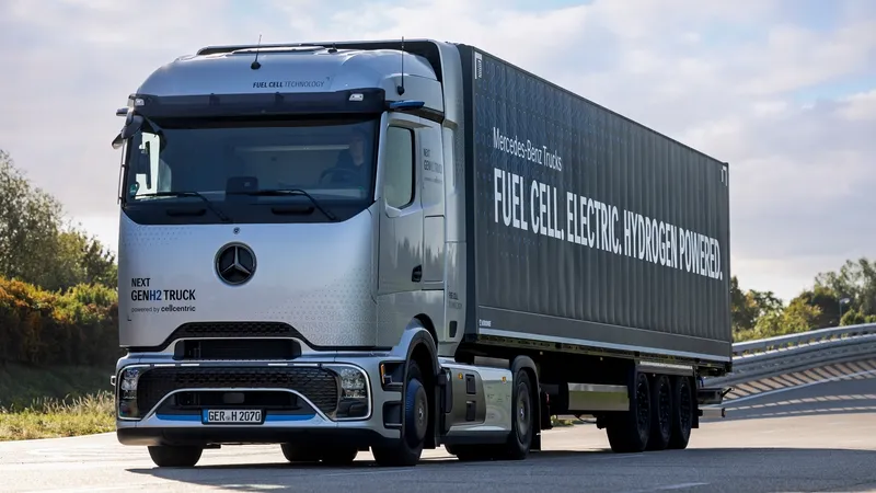 Los primeros camiones de hidrógeno de Mercedes, con 1.000 km de autonomía, ya han sido entregados