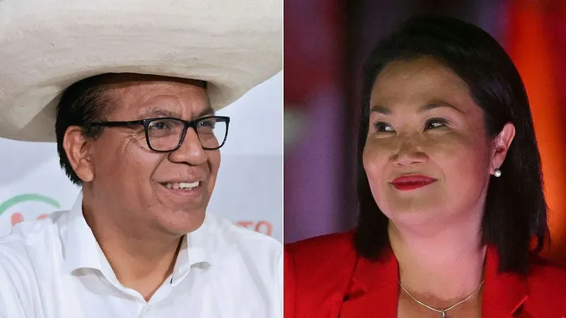 Fujimori se impone sobre Sánchez por un pequeño margen en el conteo en Perú