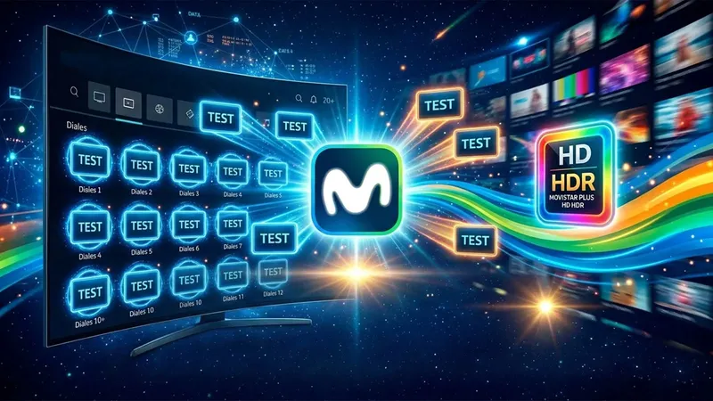 Movistar Plus activa 8 canales test más para su parrilla y prepara el estreno de un dial en HD HDR
