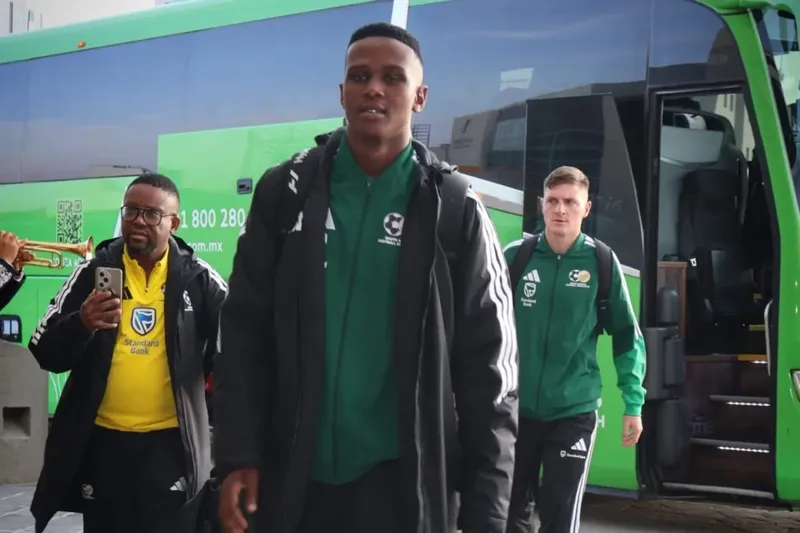 Selección de Sudáfrica ya en territorio mexicano para inaugurar la Copa del Mundo