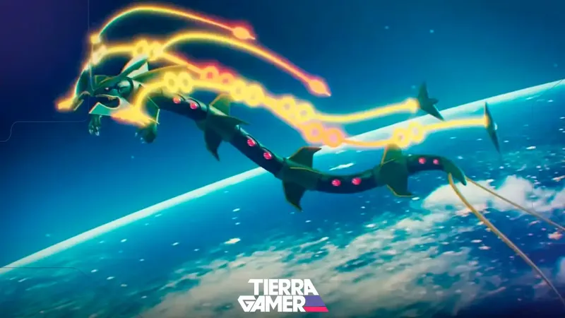 Mega Rayquaza llegará a Pokémon TCG y Pokémon TCG Pocket con nuevos sets