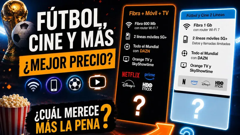 Orange mejora sus tarifas especiales para clientes en julio: podrás ahorrar en fibra, TV, streaming y fútbol
