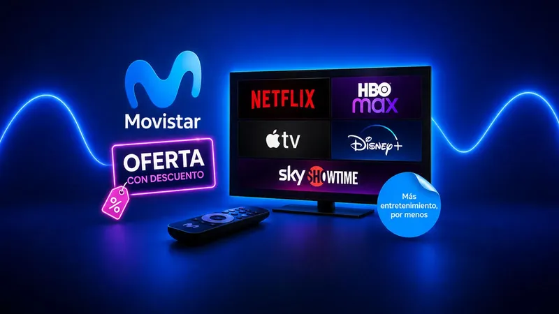 Movistar te deja ver Netflix, Disney+, Max o Apple TV pagando menos durante varios meses