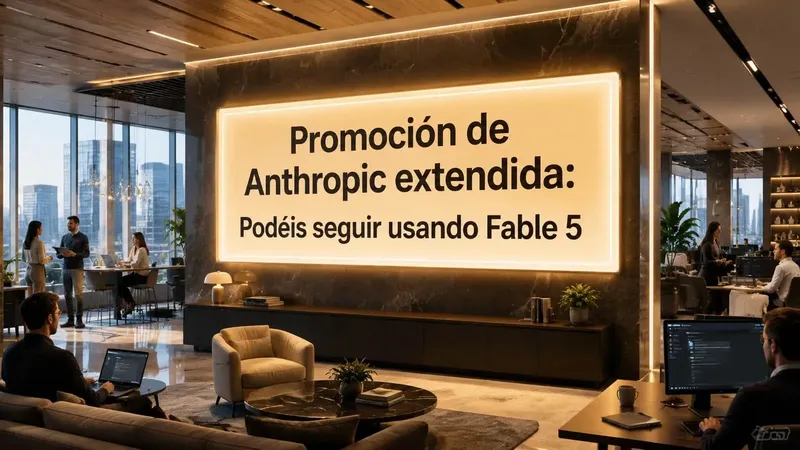 Anthropic toma una decisión inesperada y extiende el acceso a Claude Fable 5