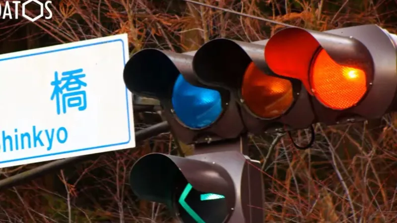 Japón tiene semáforos “azules” aunque todos vemos verde: la explicación está en una palabra antigua