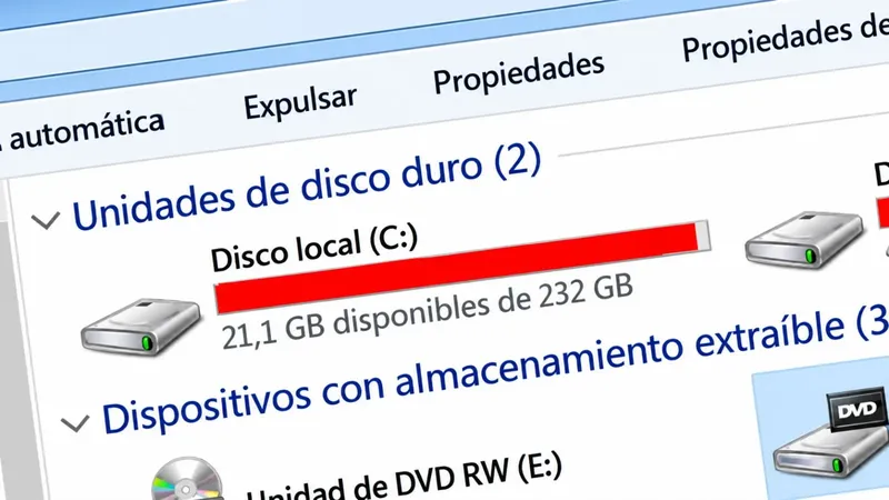 125 GB recuperados en un portátil casi lleno: cómo localizar en Windows los archivos que se comen tu disco