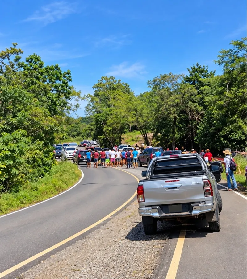 Damnificados por el terremoto en Panamá bloquean una carretera mientras el Gobierno asegura que distribuye ayuda