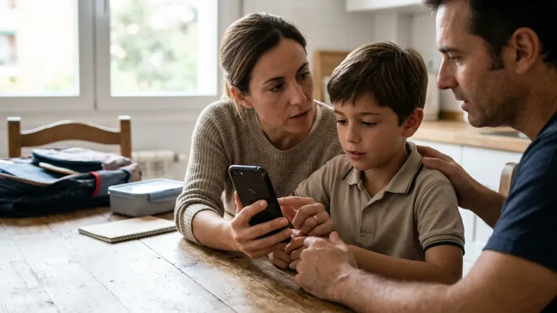 Antes de comprarle un móvil tu hijo, fíjate bien en esto