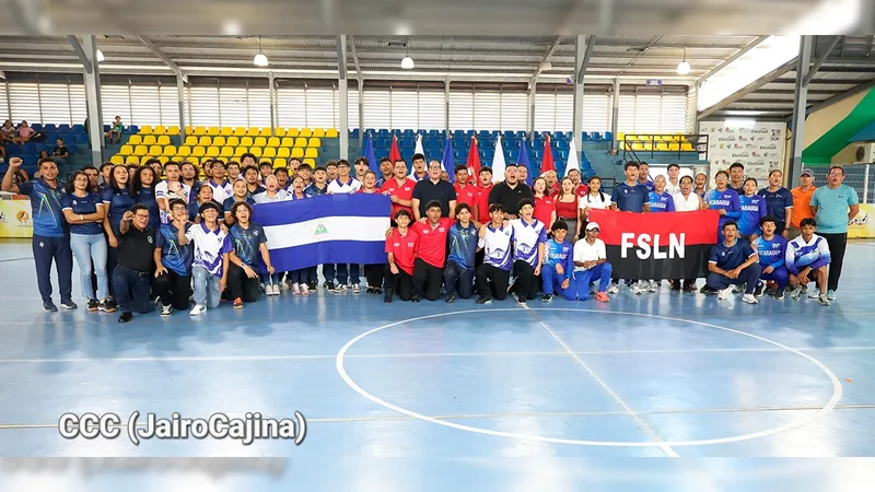 Nicaragua abanderó a sus selecciones de billar, balonmano y atletismo para competencias internacionales