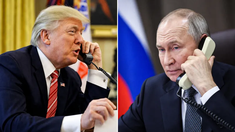 ¿Qué hablaron Putin y Trump durante su llamada telefónica?