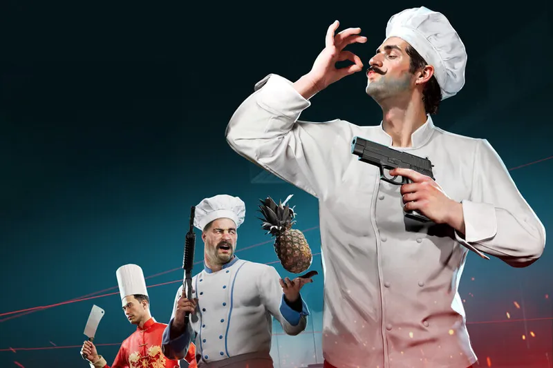 Imagina un Overcooked donde sacar un fusil si te sacan de quicio. Este podría ser el próximo juego que jugarás con amigos y luce divertidísimo