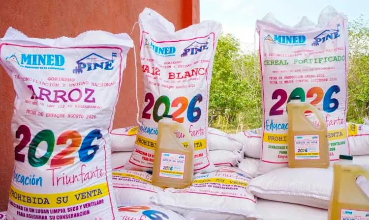 Mined inicia la tercera distribución de la merienda escolar