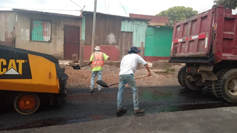 Managua moderniza el Distrito VII con 96 cuadras de calles asfaltadas