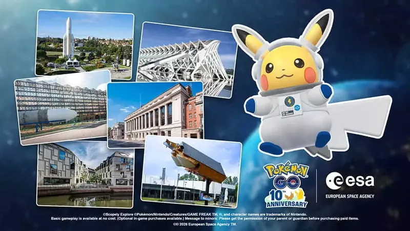 Pokémon GO y la Agencia Espacial Europea