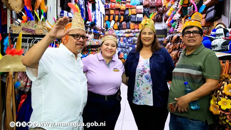 Productos tradicionales y artesanías destacan en el Mercado Carlos Roberto Huembes por el Día de la Resistencia Indígena