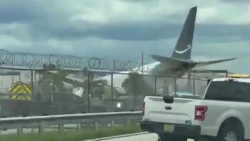 VIDEO: Avión se accidenta en el aeropuerto de Miami con llamas visibles en el aire