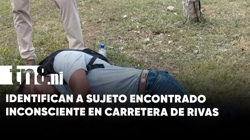 Identifican a estadounidense encontrado inconsciente a la orilla de carretera en Rivas