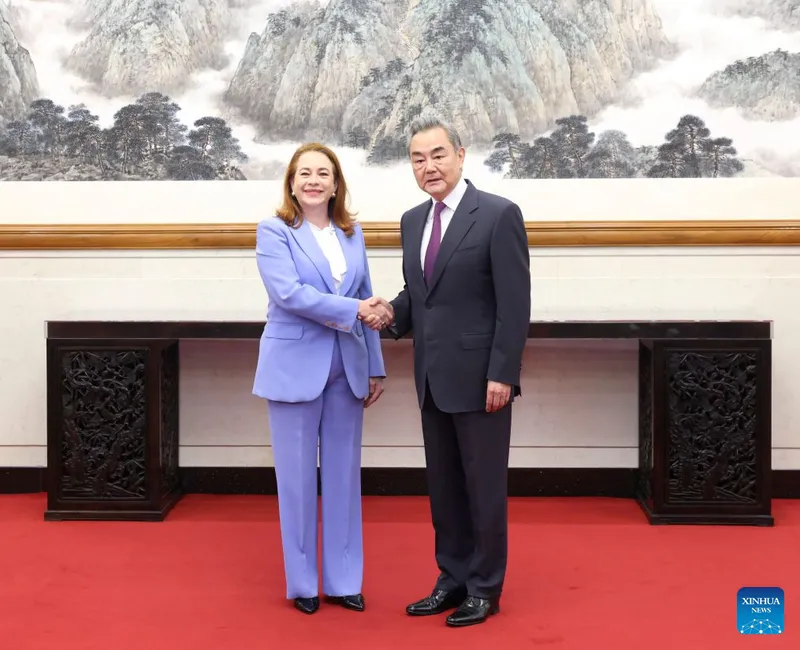 Máximo diplomático de China se reúne con Espinosa, candidata a próxima secretaria general de ONU