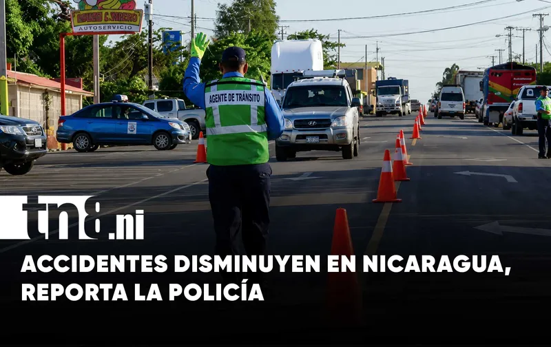 Disminuyen muertes y colisiones por accidentes de tránsito en Nicaragua