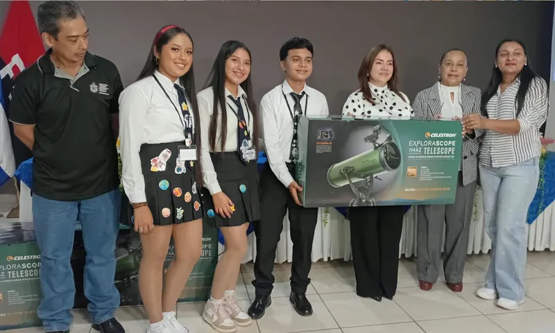 Premian a los mejores clubes de astronomía con telescopios semiprofesionales en Nicaragua
