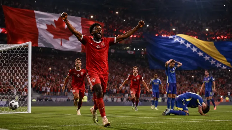 Canadá rescata valioso empate ante Bosnia en su debut mundialista