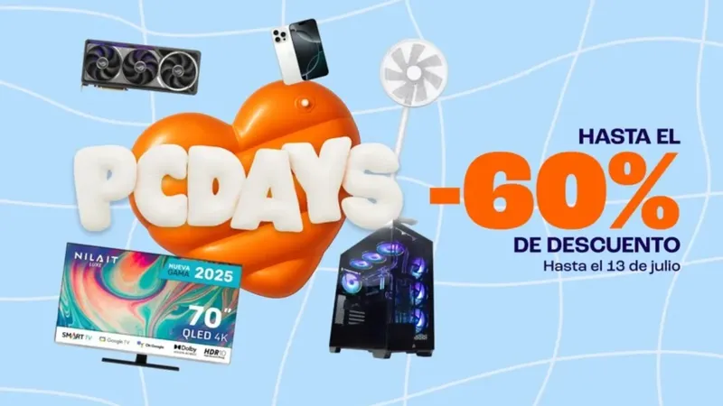 Los PcDays traen descuentos de hasta el 60% en los mejores reacondicionados de PcComponentes