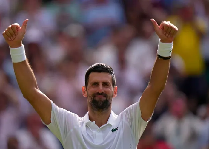 Djokovic rompe el récord de Federer en Wimbledon con su 106ª victoria