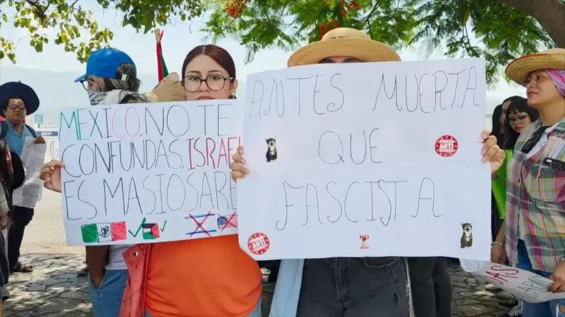 Mexicanos rechazan acuerdos con Israel y piden al Gobierno romper lazos