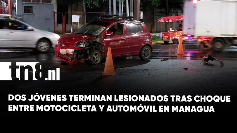 Lluvia y versiones contradictorias tras accidente que dejó dos lesionados